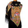 PAVLOVO POSAD RUSSIAN SHAWL 125x125 cm 49x49" 100% Wool Scarf Wrap 1106-18