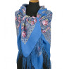PAVLOVO POSAD RUSSIAN SHAWL 125x125 cm 49x49" 100% Wool Scarf Wrap 1106-13
