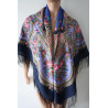PAVLOVO POSAD RUSSIAN SHAWL 125x125 cm 49x49" 100% Wool Scarf Wrap 1113-14