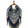 PAVLOVO POSAD RUSSIAN SHAWL 125x125 cm Pavlovoposadsky Platok Wool Scarf 1154-15
