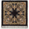 ORIGINAL PAVLOVO POSAD RUSSIAN SHAWL 125x125 cm Pavlovoposadsky Platok 100% Wool Scarf Wrap Fringe 1154-19