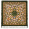 ORIGINAL PAVLOVO POSAD RUSSIAN SHAWL 125x125 cm Pavlovoposadsky Platok 100% Wool Scarf Wrap Fringe 1184-10