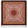 ORIGINAL PAVLOVO POSAD RUSSIAN SHAWL 125x125 cm Pavlovoposadsky Platok 100% Wool Scarf Wrap Fringe 1184-17