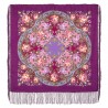 PAVLOVO POSAD RUSSIAN SHAWL 89x89 cm 35x35" 100% Wool Scarf Wrap 1808-15