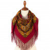 AUTHENTIC PAVLOVO POSAD SHAWL RUSSIAN SCARF 100% WOOL KERCHIEF 89x89 cm 154-5
