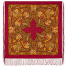AUTHENTIC PAVLOVO POSAD SHAWL RUSSIAN SCARF 100% WOOL KERCHIEF 89x89 cm 154-5