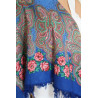 ORIGINAL PAVLOVO POSAD RUSSIAN SHAWL 89x89 cm 35x35 inches 100% Wool Scarf Silk Fringe Wrap 1559-14