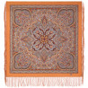 PAVLOVO POSAD SHAWL 100% WOOL WRAP RUSSIAN SCARF 89x89 cm 1907-4