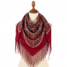 PAVLOVO POSAD SHAWL 100% WOOL WRAP RUSSIAN SCARF 89x89 cm 1908-5