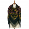 ORIGINAL PAVLOVO POSAD RUSSIAN SHAWL 146x146 cm 57x57" 100% Wool Scarf Wrap Silk Fringe 352-20