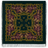 AUTHENTIC PAVLOVO POSAD RUSSIAN SHAWL 146x146 cm 57x57" 100% Wool Scarf Wrap Silk Fringe 352-20
