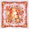 ORIGINAL PAVLOVO POSAD 100% SILK RUSSIAN SHAWL SCARF DRESS WRAP 89x89cm 10063-3