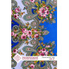 ORIGINAL PAVLOVO POSAD RUSSIAN SHAWL 146x146 cm 57x57" 100% Wool Scarf Wrap Silk Fringe 1243-13