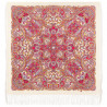 AUTHENTIC RUSSIAN PAVLOVO POSAD SHAWL 110x110 cm SCARF ITALIAN 100% WOOL DRESS WRAP 2178-0