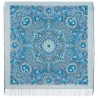 PAVLOVO POSAD RUSSIAN SHAWL 125x125 cm Pavlovoposadskiy Platok 49x49" 100% Wool Scarf Wrap Silk Fringe 1959-1 Enchanted Forest