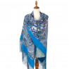 ORIGINAL PAVLOVO POSAD RUSSIAN SHAWL 148x148 cm 58x58" 100% Wool Scarf Wrap Pavlovoposadskiy platok 2051-12