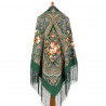 ORIGINAL PAVLOVO POSAD RUSSIAN SHAWL 148x148 cm 58x58" 100% Wool Scarf Wrap Pavlovoposadskiy platok 2051-9