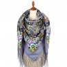 ORIGINAL PAVLOVO POSAD RUSSIAN SHAWL 148x148 cm 58x58" 100% Wool Scarf Wrap Pavlovoposadskiy platok 2061-15