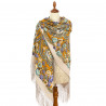 ORIGINAL PAVLOVO POSAD RUSSIAN SHAWL 148x148 cm 58x58" 100% Wool Scarf Wrap Pavlovoposadskiy platok 2061-16