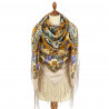 ORIGINAL PAVLOVO POSAD RUSSIAN SHAWL 148x148 cm 58x58" 100% Wool Scarf Wrap Pavlovoposadskiy platok 2061-16