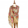 ORIGINAL PAVLOVO POSAD RUSSIAN SHAWL 148x148 cm 58x58" 100% Wool Scarf Wrap Pavlovoposadskiy platok 2061-5