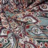 PAVLOVO POSAD RUSSIAN SHAWL 125x125 cm 49x49" 100% Wool Scarf Wrap Silk Fringe 598-52