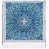 ORIGINAL PAVLOVO POSAD RUSSIAN SHAWL 148x148 cm 58x58" 100% Wool Scarf Wrap Pavlovoposadskiy platok 219-1