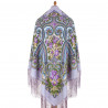 ORIGINAL PAVLOVO POSAD RUSSIAN SHAWL 148x148 cm 58x58" 100% Wool Scarf Wrap Pavlovoposadskiy platok 219-15