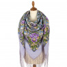 ORIGINAL PAVLOVO POSAD RUSSIAN SHAWL 148x148 cm 58x58" 100% Wool Scarf Wrap Pavlovoposadskiy platok 219-15