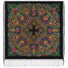 ORIGINAL PAVLOVO POSAD RUSSIAN SHAWL 148x148 cm 58x58" 100% Wool Scarf Wrap Pavlovoposadskiy platok 219-18