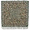 PAVLOVO POSAD RUSSIAN SHAWL 125x125 cm 49x49" 100% Wool Scarf Wrap Silk Fringe 598-52