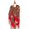 ORIGINAL PAVLOVO POSAD RUSSIAN SHAWL 148x148 cm 58x58" 100% Wool Scarf Wrap Pavlovoposadskiy platok 219-5