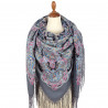 ORIGINAL PAVLOVO POSAD RUSSIAN SHAWL 148x148 cm 58x58" 100% Wool Scarf Wrap Pavlovoposadskiy platok 1988-1