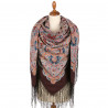 ORIGINAL PAVLOVO POSAD RUSSIAN SHAWL 148x148 cm 58x58" 100% Wool Scarf Wrap Pavlovoposadskiy platok 1988-16