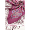 ORIGINAL PAVLOVO POSAD RUSSIAN SHAWL 148x148 cm 58x58" 100% Wool Scarf Wrap Pavlovoposadskiy platok 1988-3