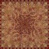 PAVLOVO POSAD RUSSIAN SHAWL 125x125 cm 49x49" 100% Wool Scarf Wrap Silk Fringe 598-56